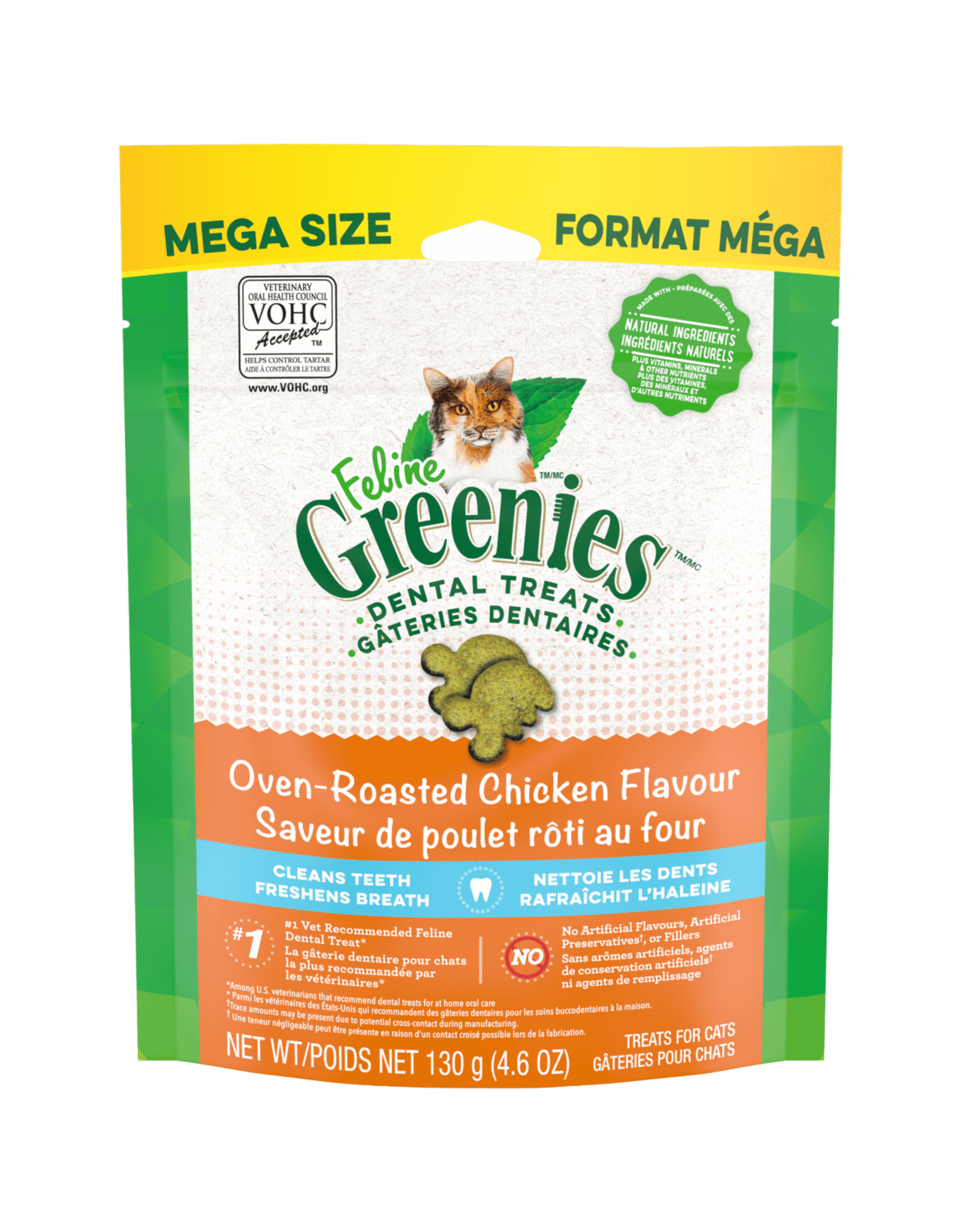Greenies Greenies Gâteries Dentaires Poulet 4.6oz (Chat)