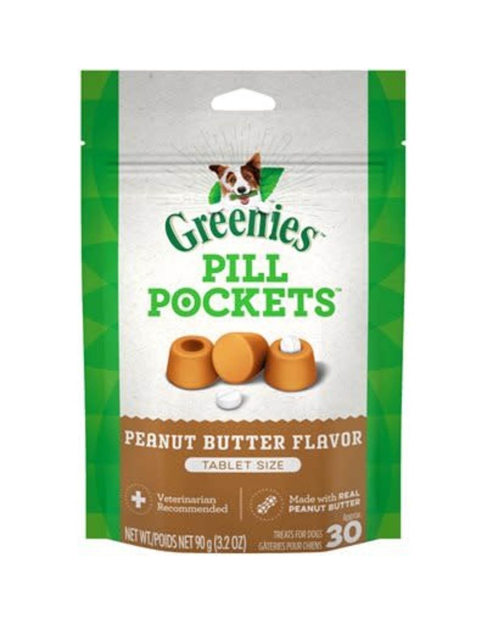 Greenies Greenies Pill Pockets Beurre d'arachide 7.9oz