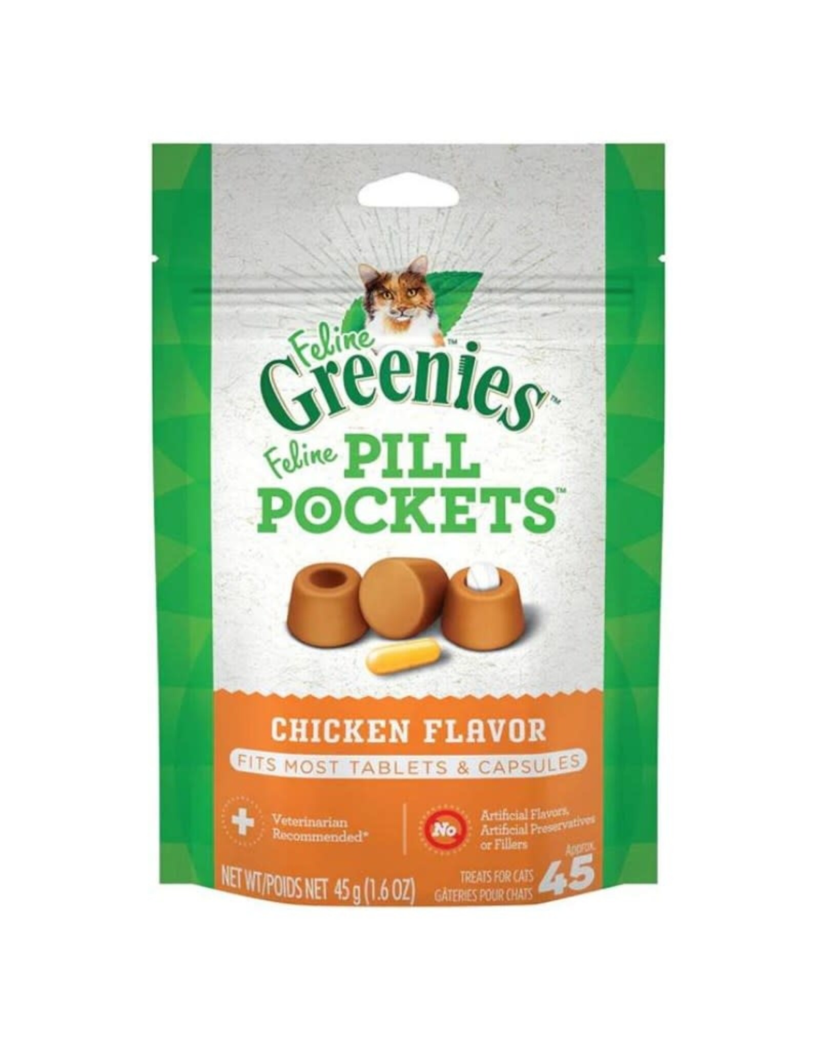 Greenies Greenies Pill Pockets Poulet 1.6oz (Chat)