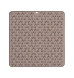 Messy Mutts Messy Mutts Tapis léchage thérapeutique en silicone 12x12"