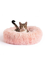BFBS Donut bed Shag Fur cotton candy 23x23''