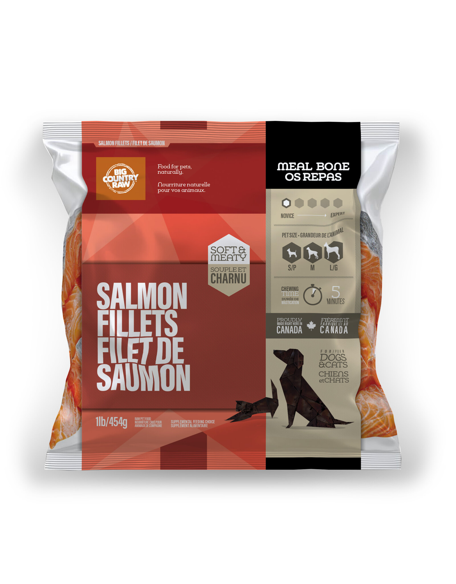 Big Country Raw *DISC* Big Country Raw Filet Saumon (1lb)