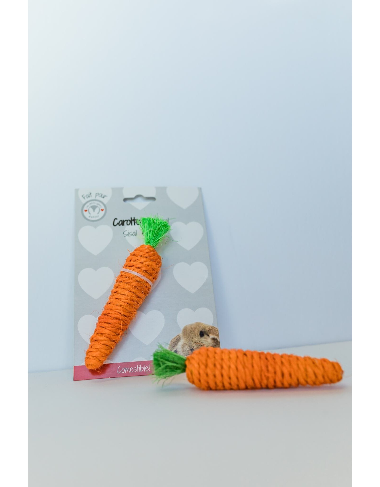 Les petits lapins d'amour Les Petits Lapins d'amour Carotte en sisal