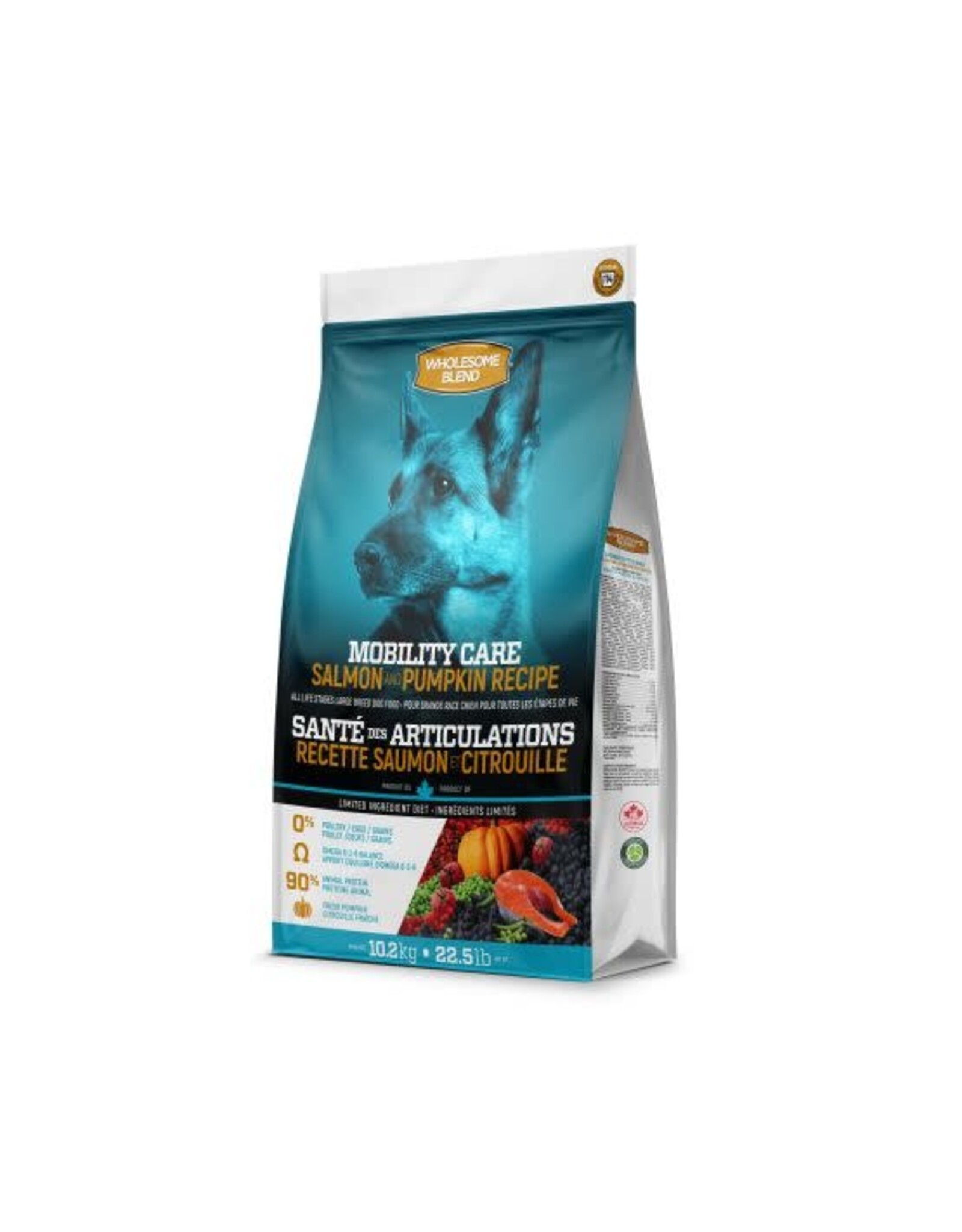 Nutreco Wholesome blend S.G. Saumon & Citrouille santé des Articulations 10.2 kg