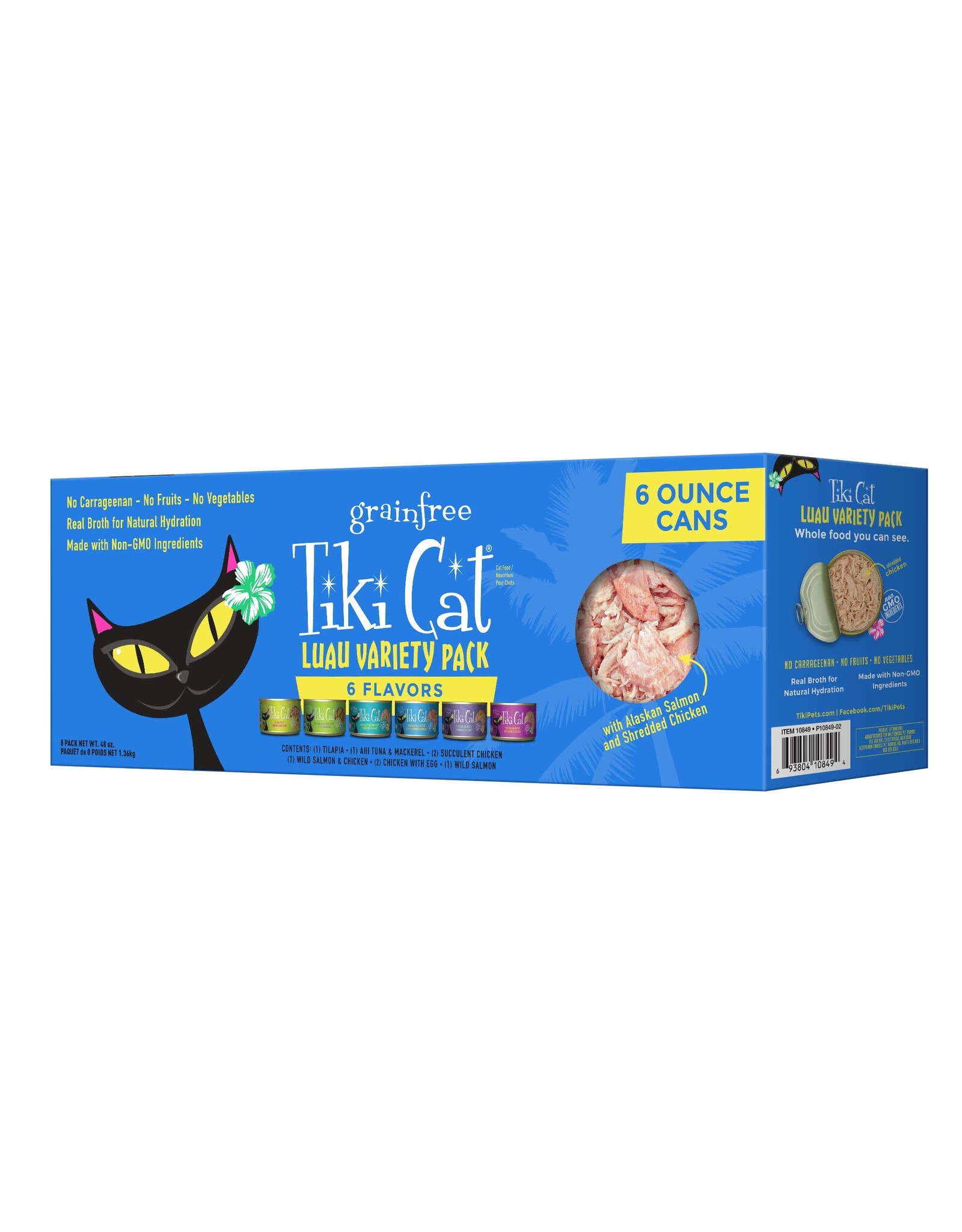 Tiki cat Tiki Cat paquet variété Luau 8x6oz