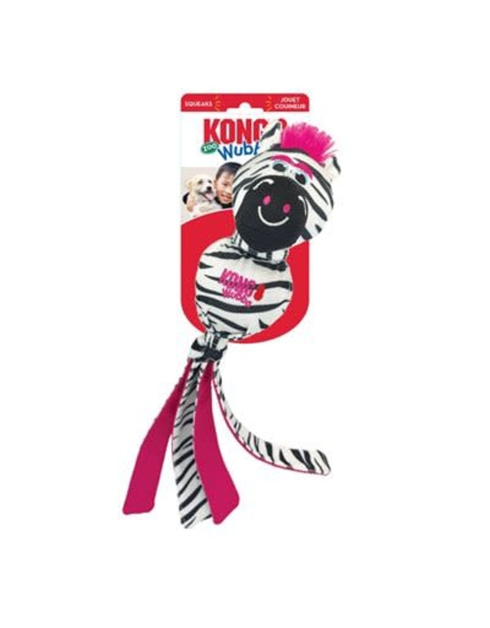 kong *DISC* Kong Wubba Zoo Zebre L