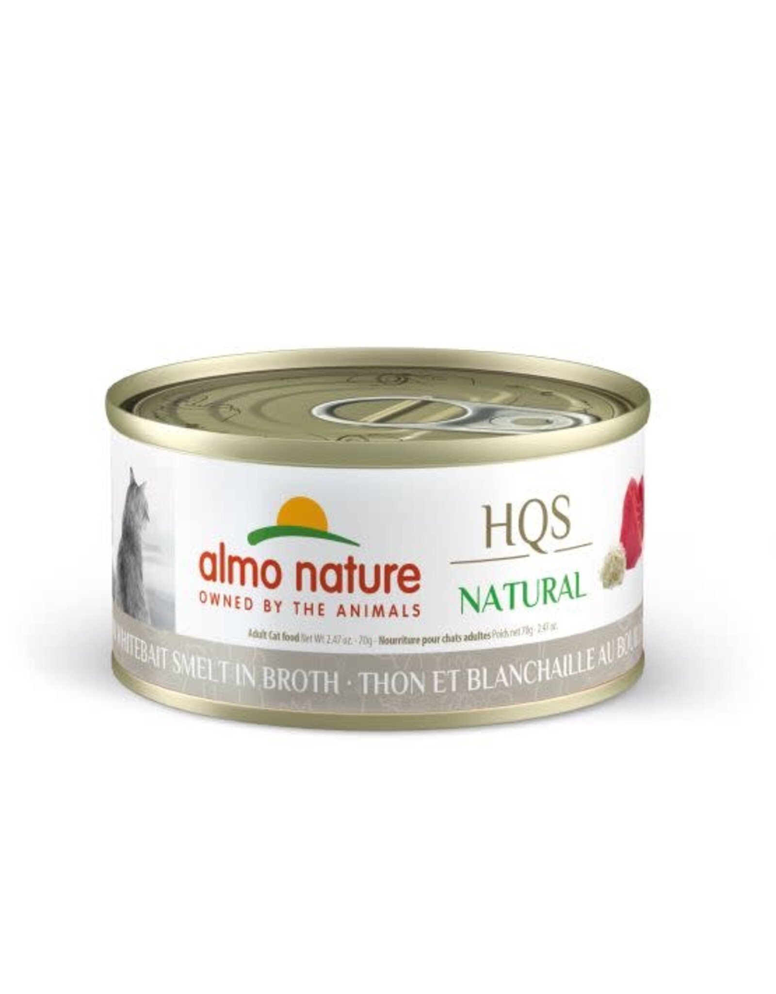 Almo Nature Almo Nature HQS N. Thon & Blanchaille Bouillon 70g.
