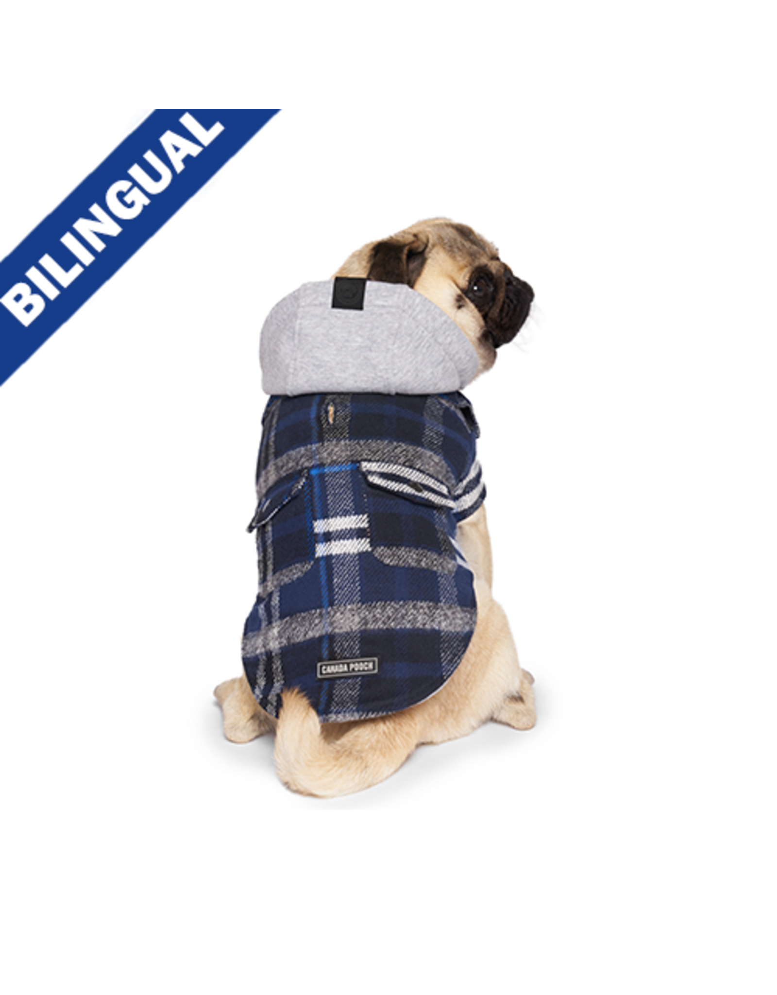 canada pooch *DISC* Canada Pooch Veste The Shacket Carotté bleu