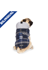 canada pooch *DISC* Canada Pooch Veste The Shacket Carotté bleu
