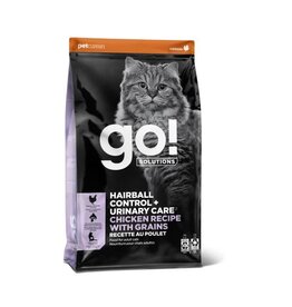 Petcurean Go! Contrôle des boules de poils et soin urinaires Poulet (chat)