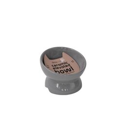 Dexypaws Dexypaws Bol surélevé céramique 7oz Gris (Chat)