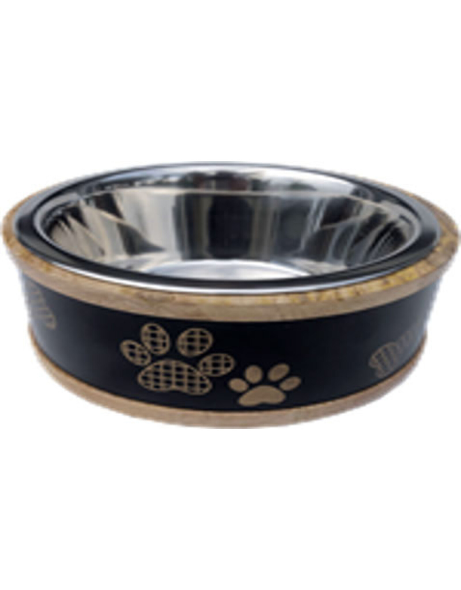 Indipets *DISC* IP Bol Stainless & Bois noir