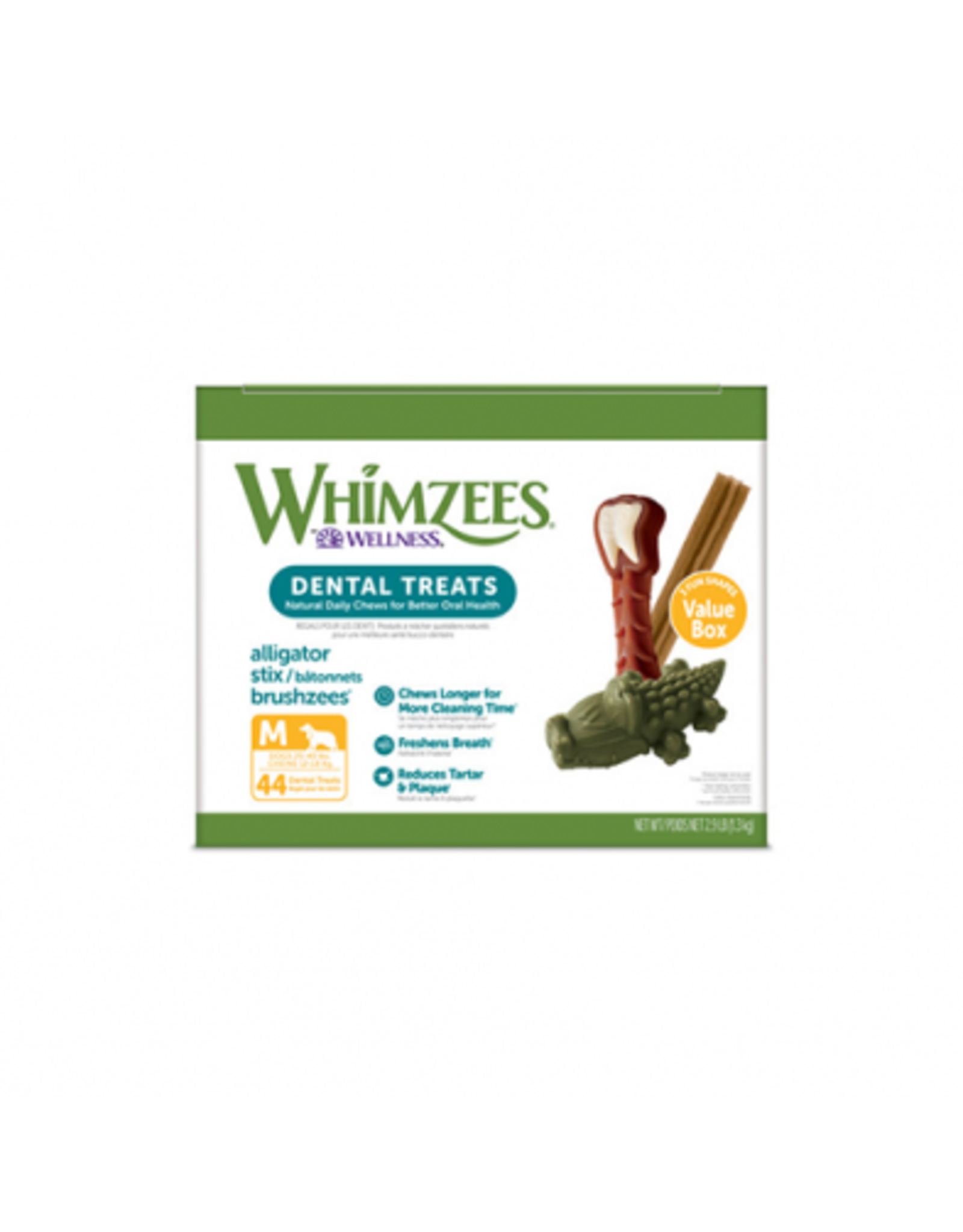 paragon pet products Whimzees Boite Valeur mixte  M (44)