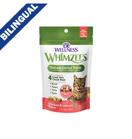 paragon pet products Whimzees Gâteries Dentaires Saumon & Poulet 2oz (Chat)