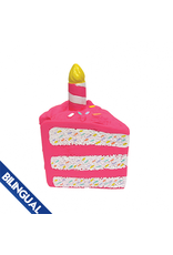 foufoudog FFD Gâteau de fête chew rose