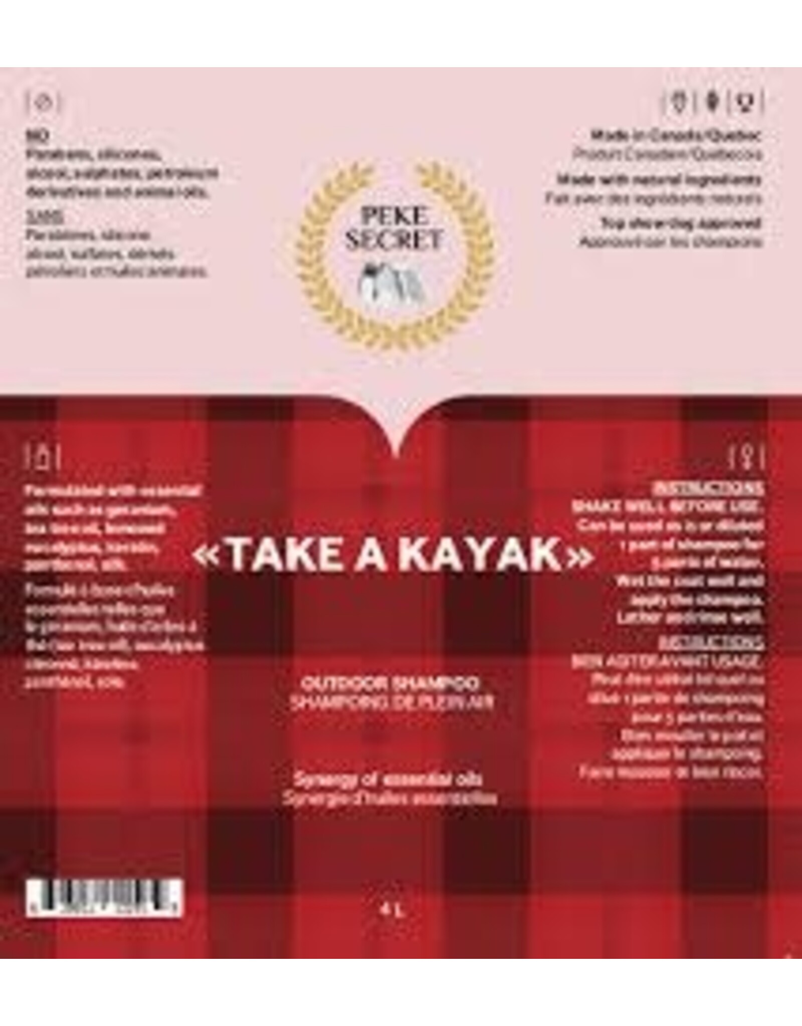 Peke Secret PEKE Take a Kayak Shampoing 500ml