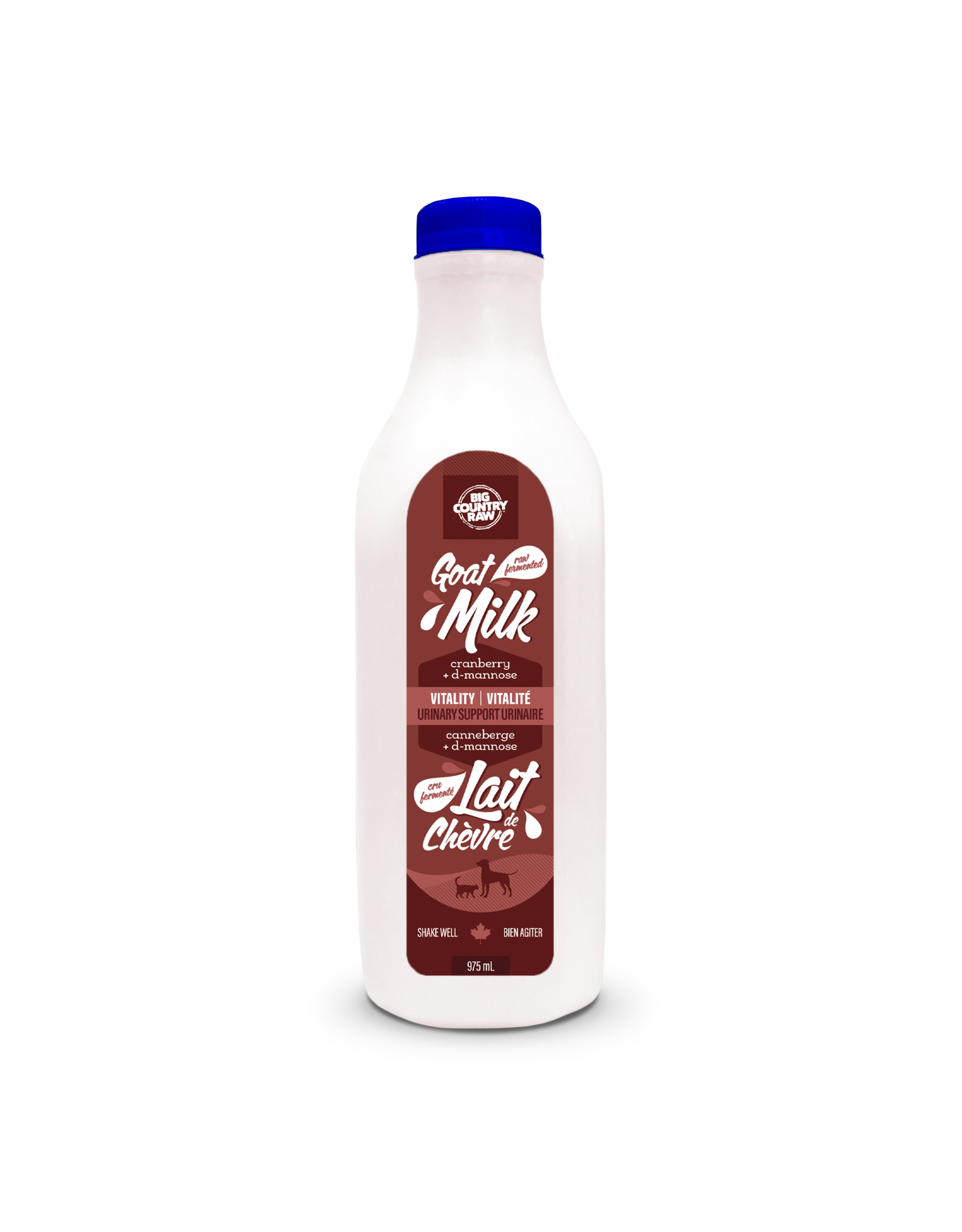Big Country Raw Big Country Raw Lait de Chèvre Vitality (canneberge) 975ml