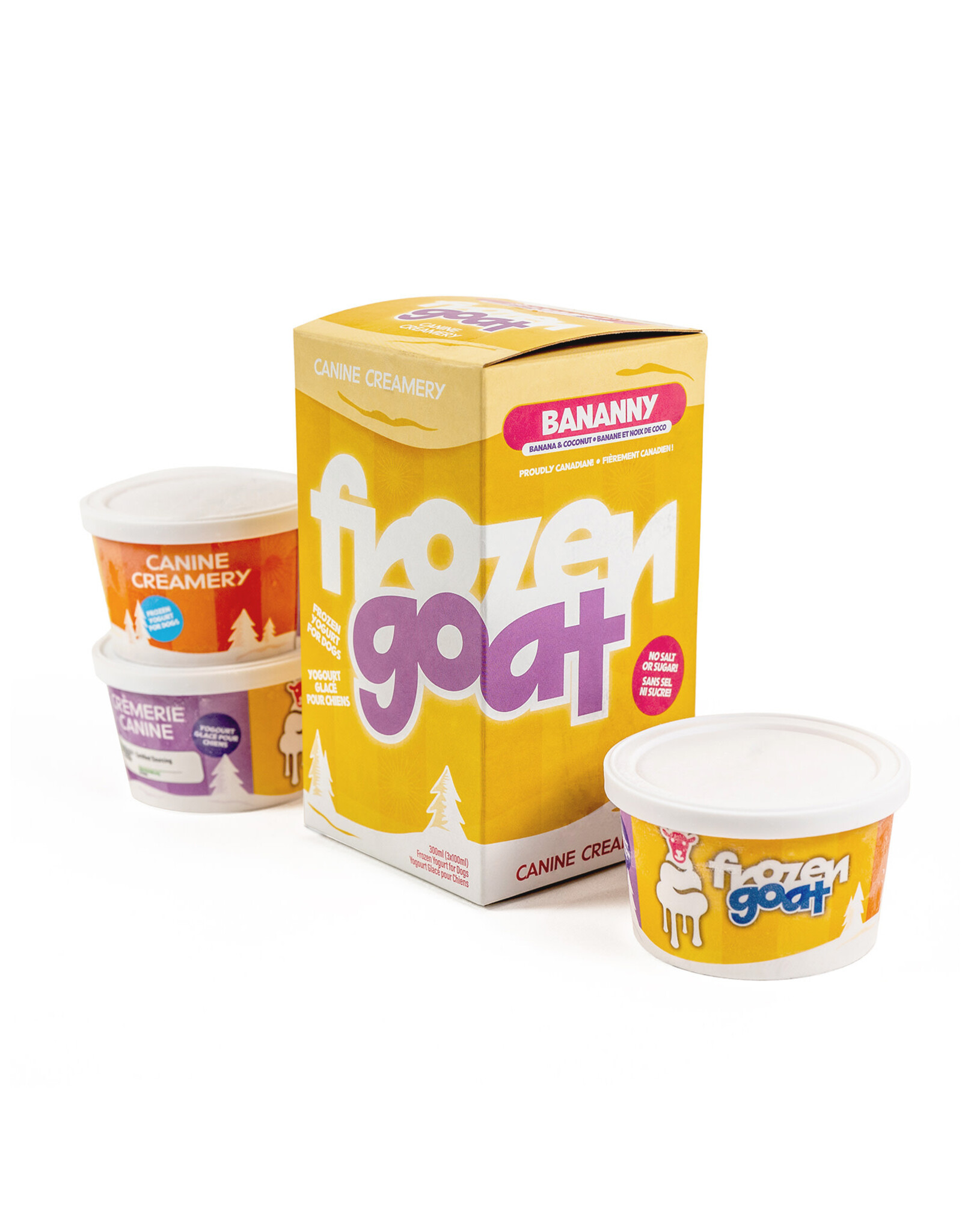 Big Country Raw Big Country Raw Yogourt Glacé Chèvre Bannany (300ml)