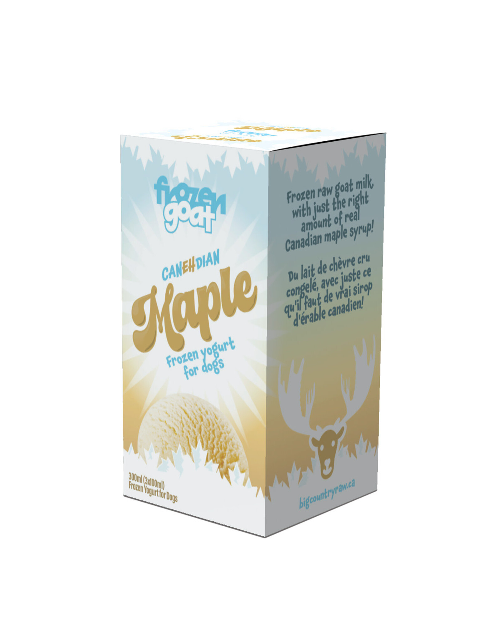 Big Country Raw Big Country Raw Yogourt Glacé Chèvre Érable (300ml)