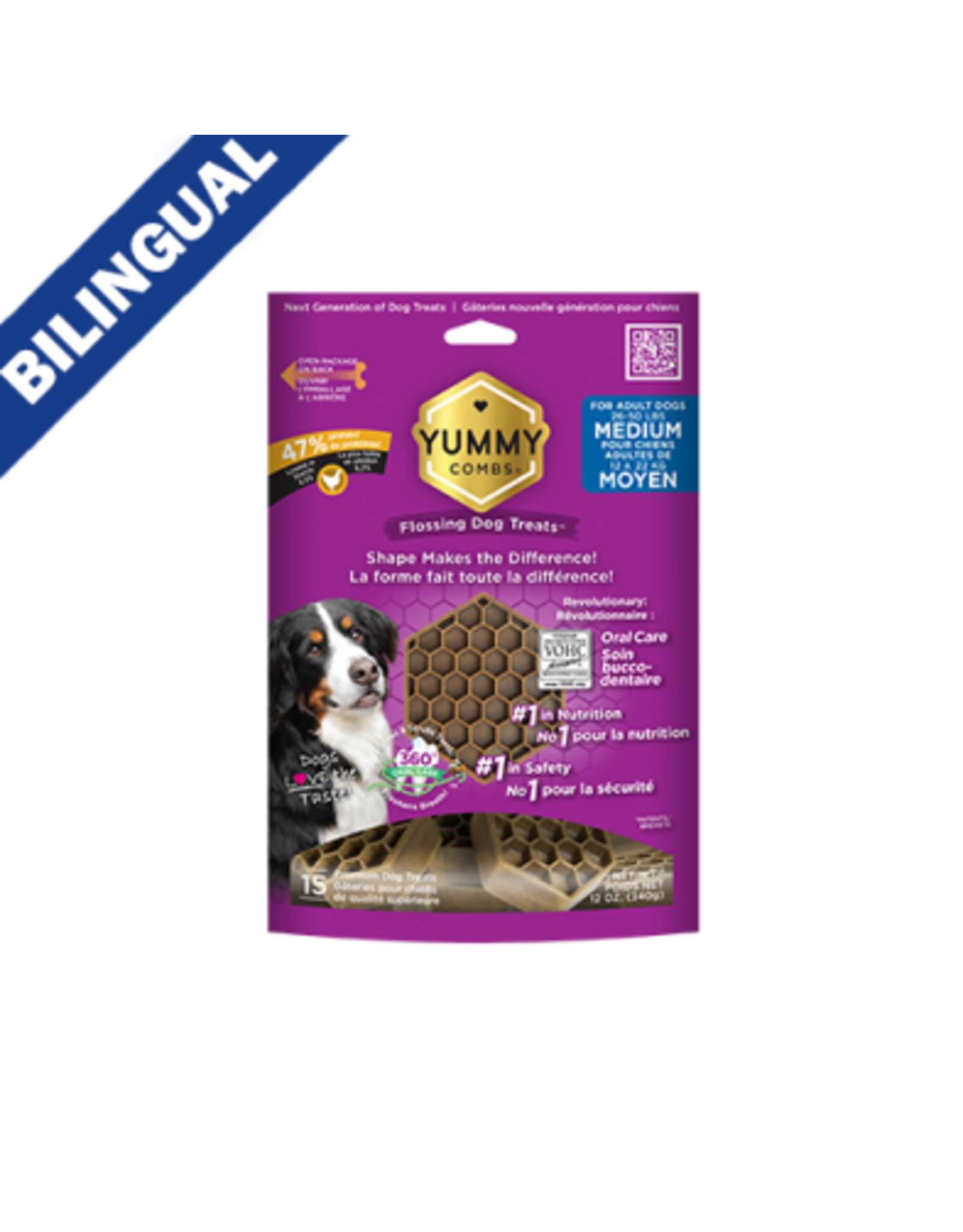 Yummy Combs Gâterie dentaire M 12oz