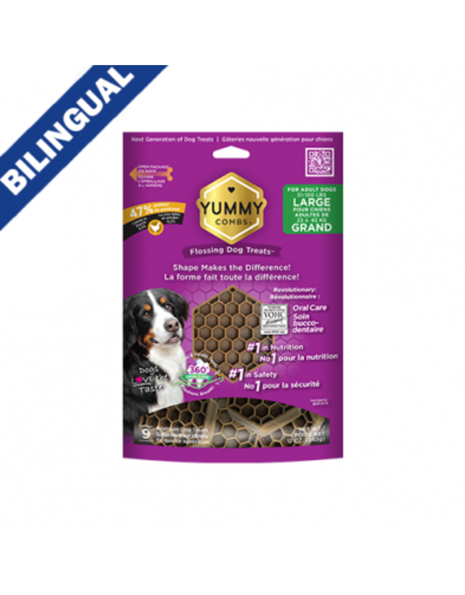 Yummy Combs Gâterie dentaire L 12oz
