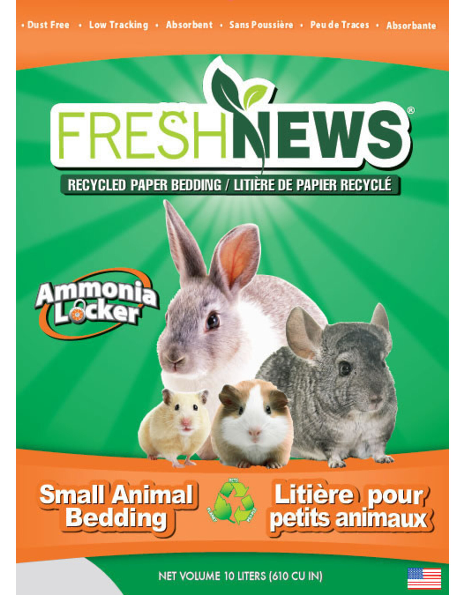 Fresh News Fresh News litière de papier recyclé rongeurs 10L
