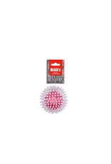 Bud's *DISC* Bud'z balle caoutchouc à pointes rouge 9cm
