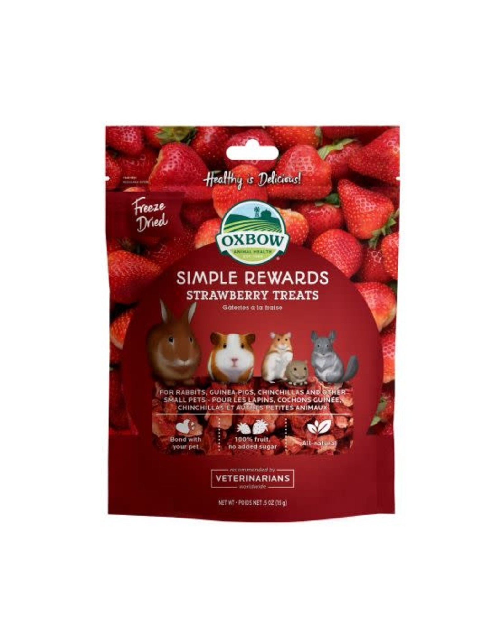 Oxbow Oxbow Gâteries Fraise (Rongeur)