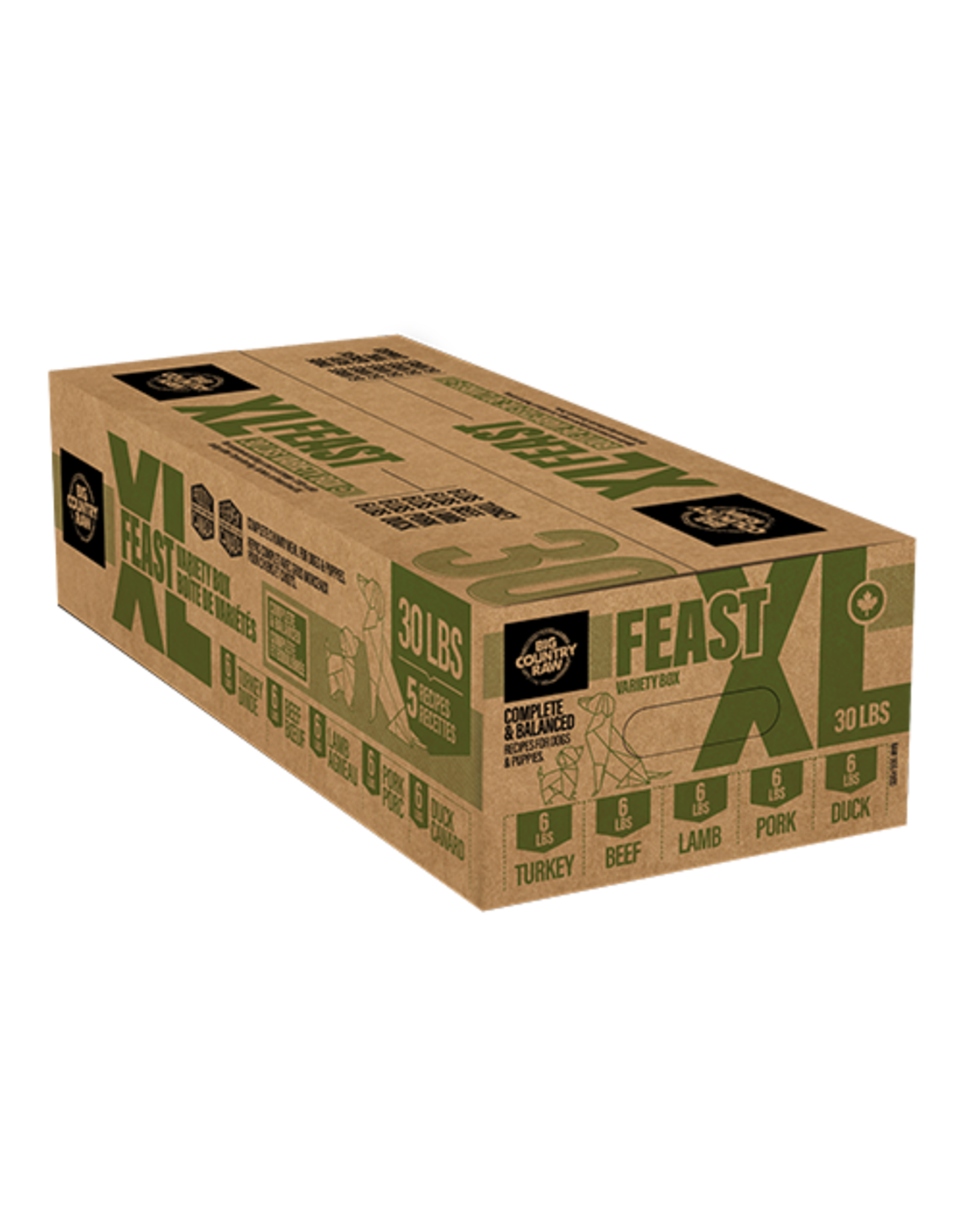 Big Country Raw Big Country Raw XL Feast 30lbs
