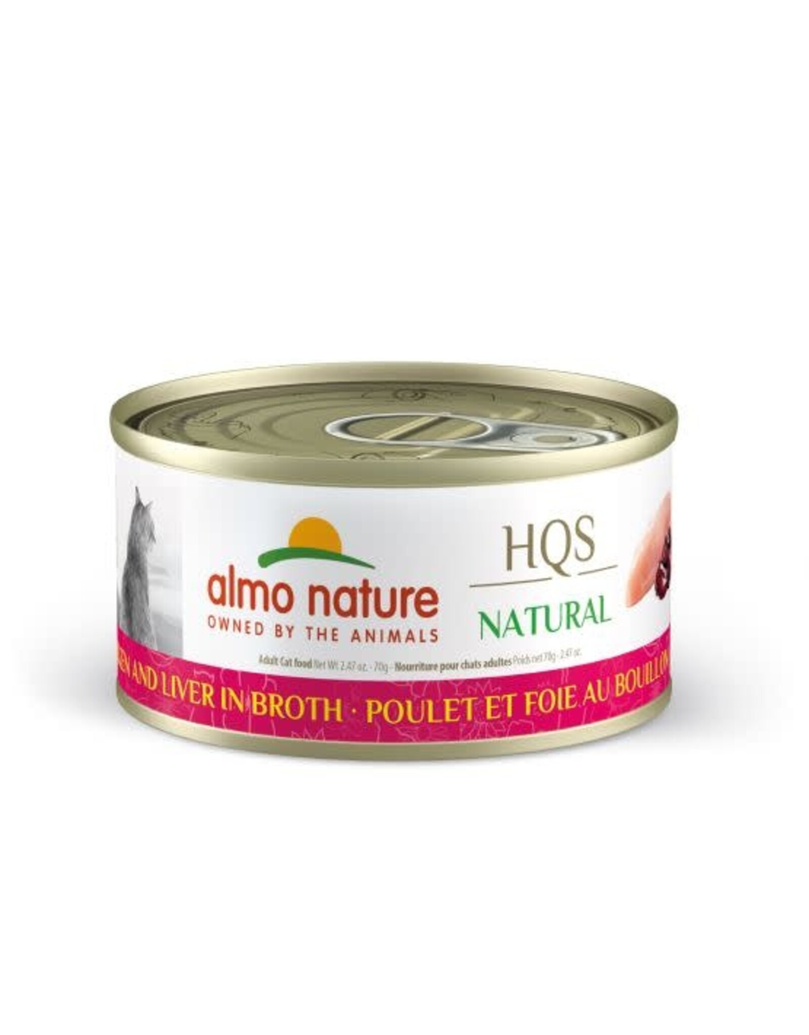 Almo Nature Almo Nature HQS N. Poulet et Foie en bouillon 70g