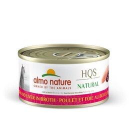 Almo Nature Almo Nature HQS N. Poulet et Foie en bouillon 70g
