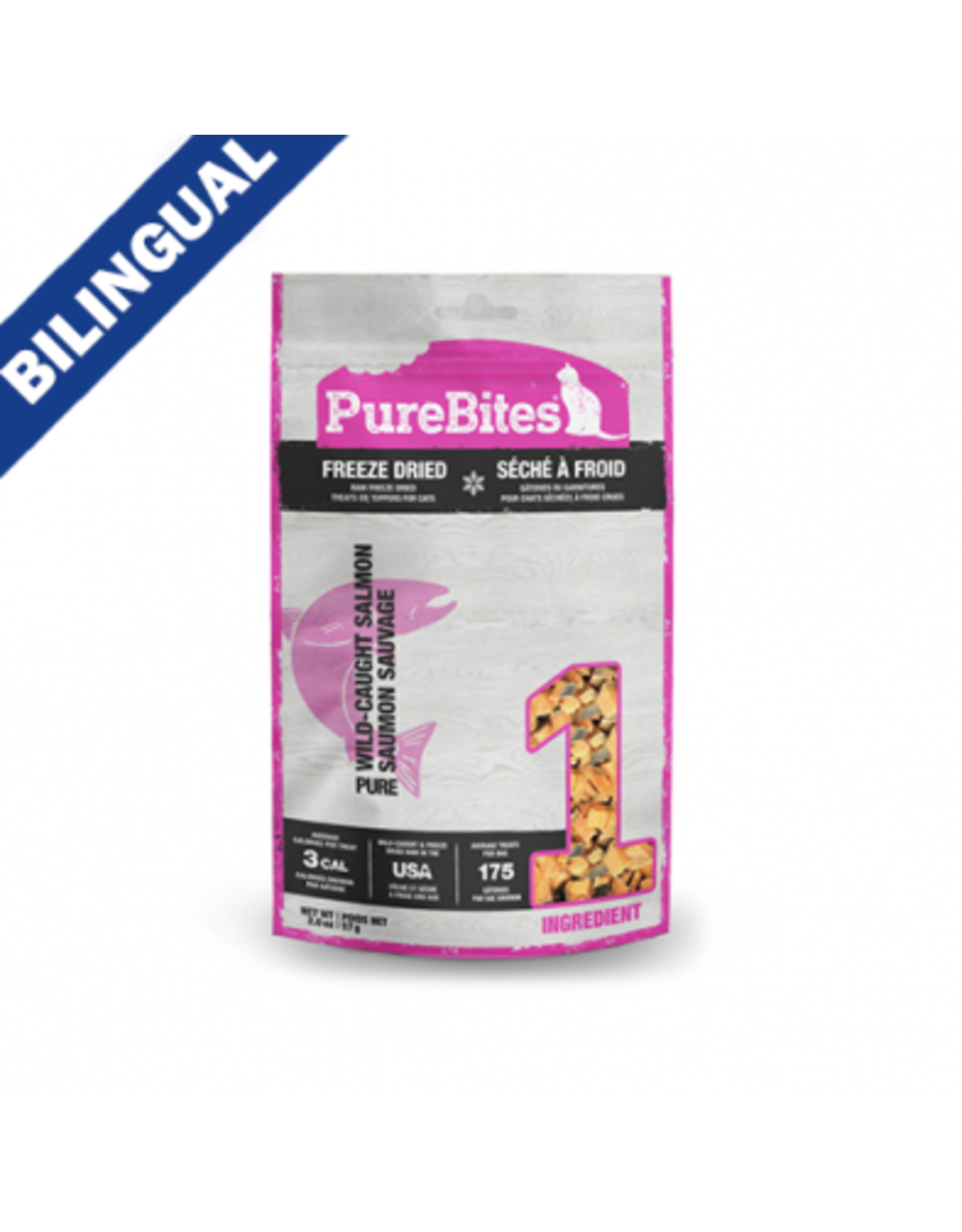 pure bites Purebites Gâteries Saumon chat 57g