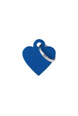 MyFamily MyFamily Médaille Basic Aluminium Coeur Bleu S