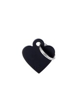 MyFamily MyFamily Médaille Basic Aluminium Coeur Noir S