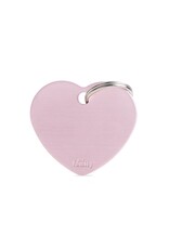 MyFamily MyFamily Médaille Basic Aluminium Coeur Rose L