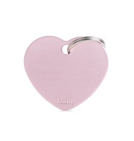MyFamily MyFamily Médaille Basic Aluminium Coeur Rose L