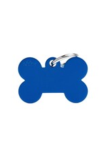 MyFamily MyFamily Médaille Basic Aluminium Os Bleu L