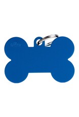 MyFamily MyFamily Médaille Basic Aluminium Os Bleu XL