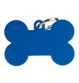 MyFamily MyFamily Médaille Basic Aluminium Os Bleu XL
