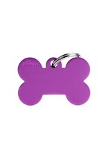 MyFamily MyFamily Médaille Basic Aluminium Os Mauve L