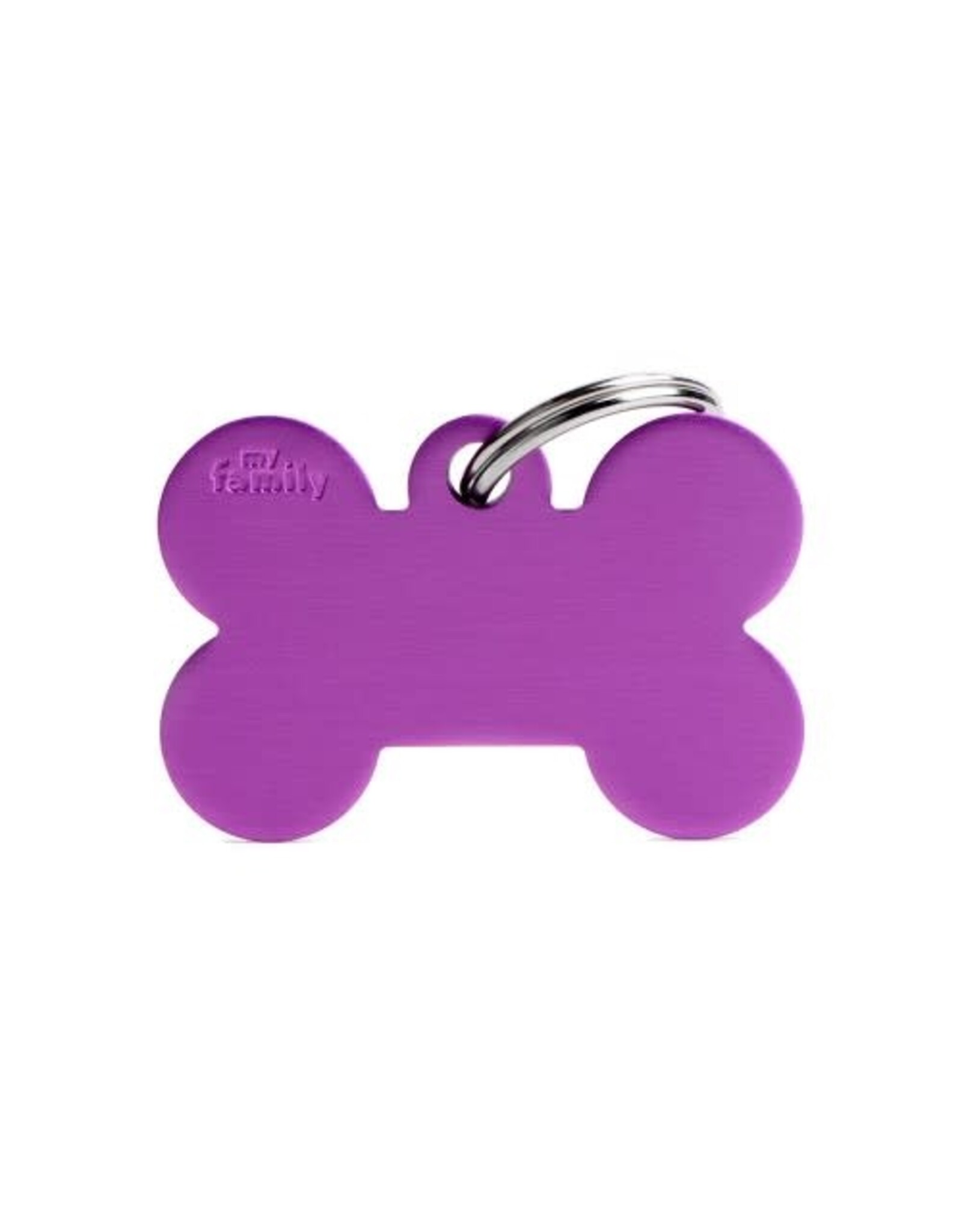 MyFamily MyFamily Médaille Basic Aluminium Os Mauve L