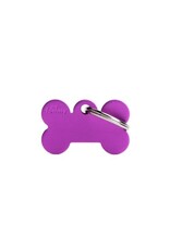 MyFamily MyFamily Médaille Basic Aluminium Os Mauve S