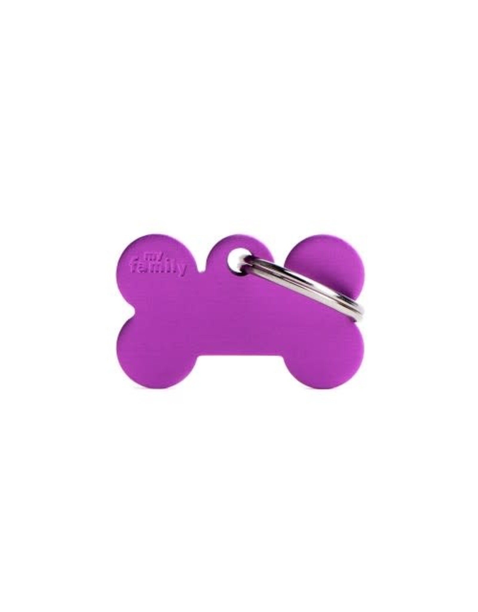 MyFamily MyFamily Médaille Basic Aluminium Os Mauve S