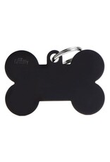 MyFamily MyFamily Médaille Basic Aluminium Os Noir XL