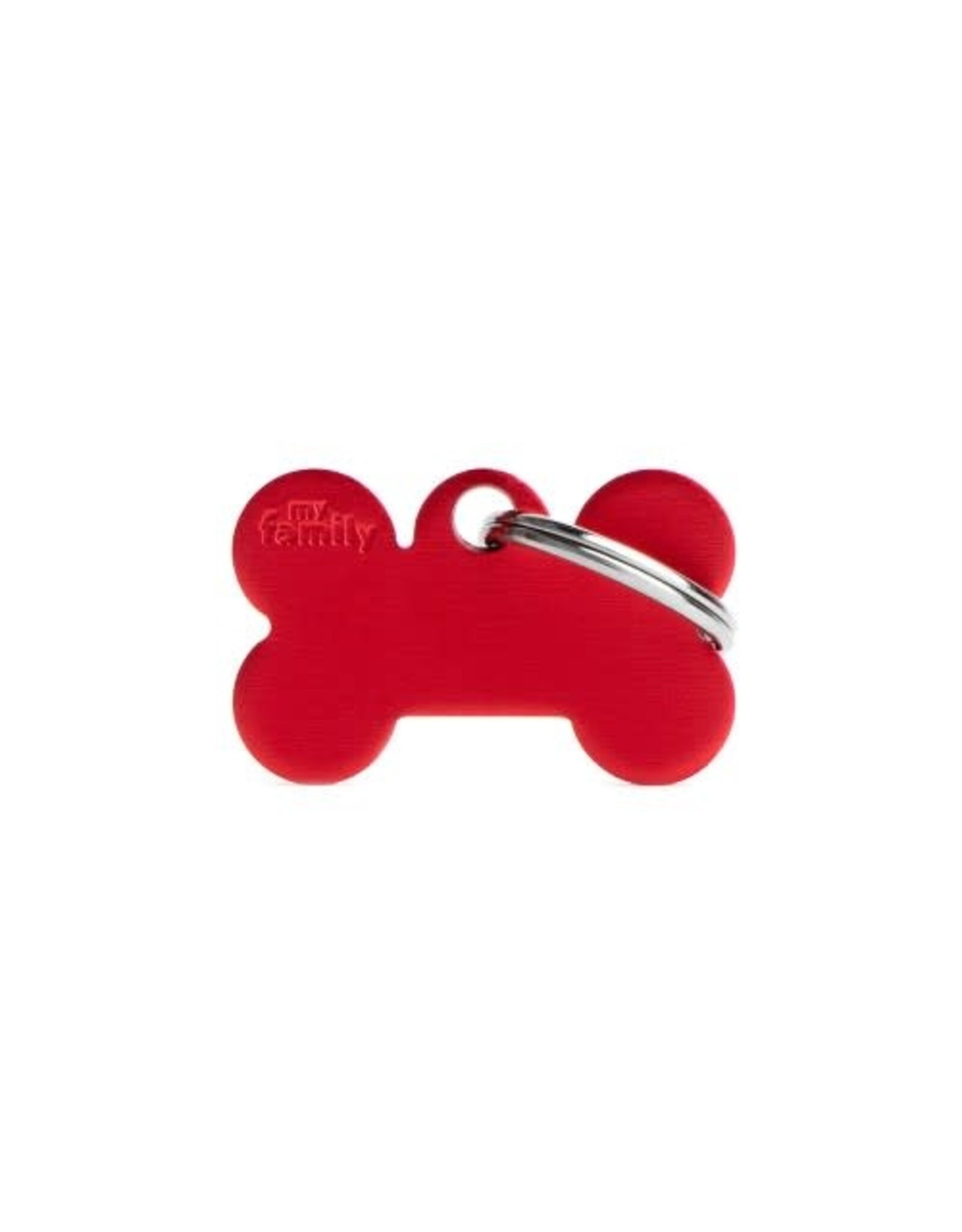 MyFamily MyFamily Médaille Basic Aluminium Os Rouge S
