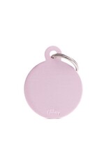 MyFamily MyFamily Médaille Basic Aluminium Ronde Rose S