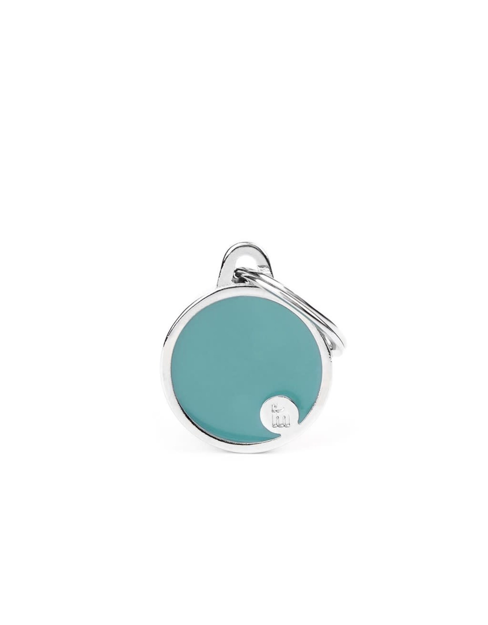 MyFamily MyFamily Médaille Basic Handmade Circle Bleu Pâle S