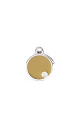 MyFamily MyFamily Médaille Basic Handmade Circle Brown S