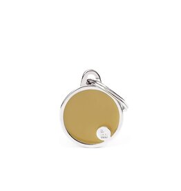 MyFamily MyFamily Médaille Basic Handmade Circle Brun S