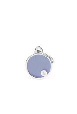 MyFamily MyFamily Médaille Basic Handmade Circle Lilas S
